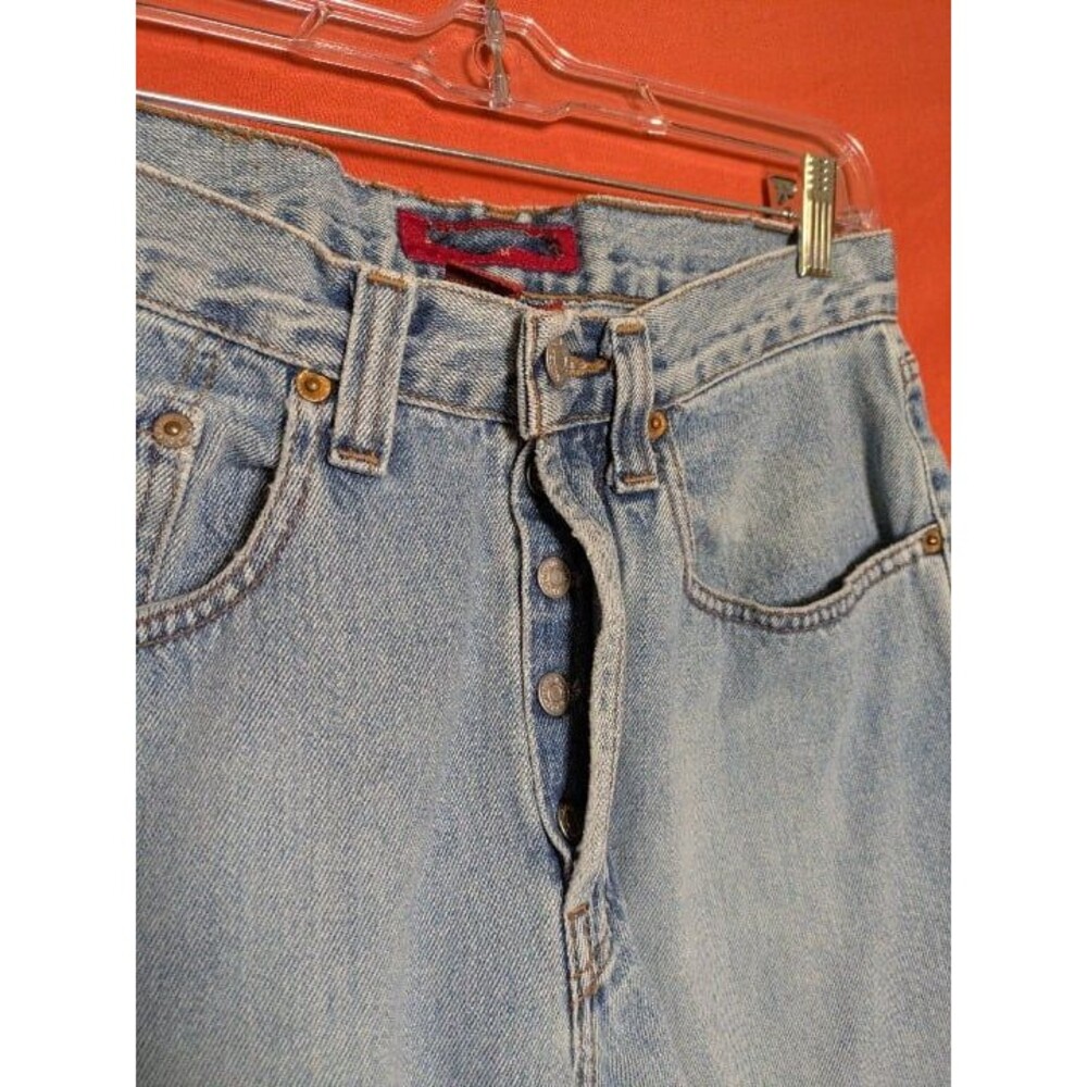 Banana Republic Mens Jeans 31x32 Light Wash Button Fly Straight Leg